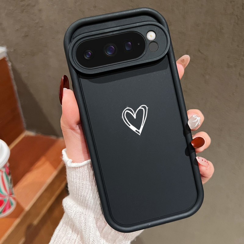 Google Pixel 9 Pro - Eenvoudige Liefde Patroon Zachte Case Voor
