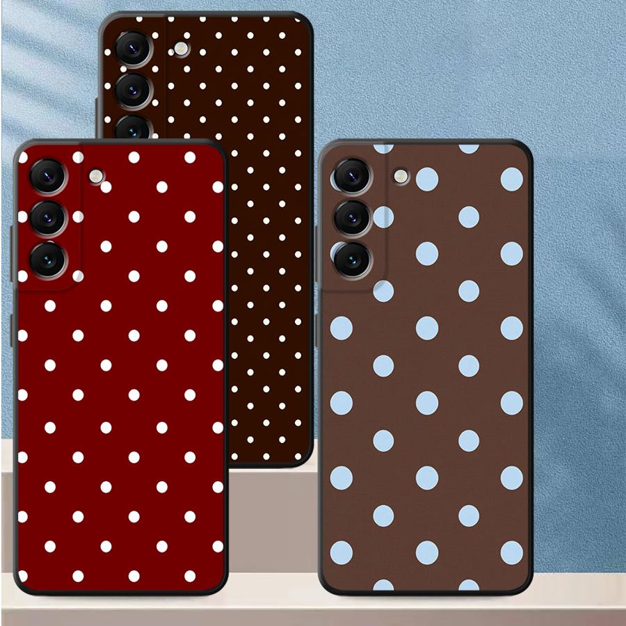 Samsung Galaxy A55 - Retro Polka Dots hoesje voor Samsung