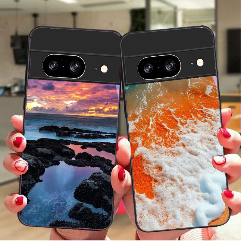 Kustlandschap bij zonsondergan - Google Pixel 9 Pro recensie en prijs