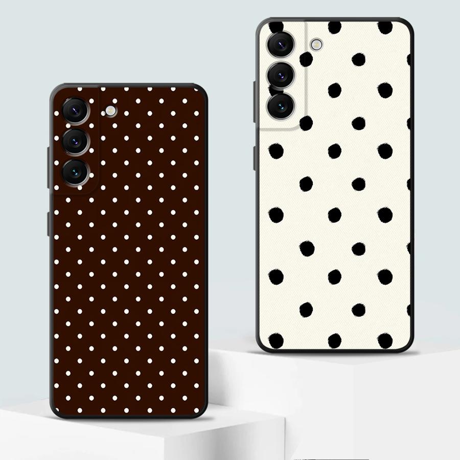Retro Polka Dots hoesje voor S - Samsung Galaxy A55 recensie en prijs